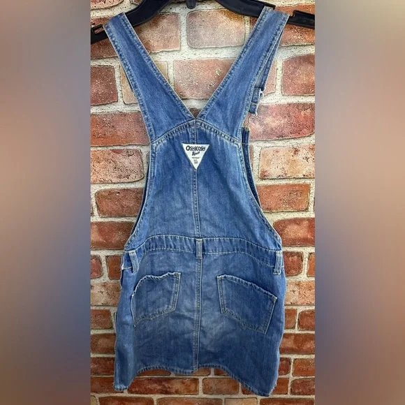 Osh Kosh Denim Overall Dress size 8 - Picture 2 of 7